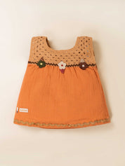 Girls Fancy Crochet Frock with Panty