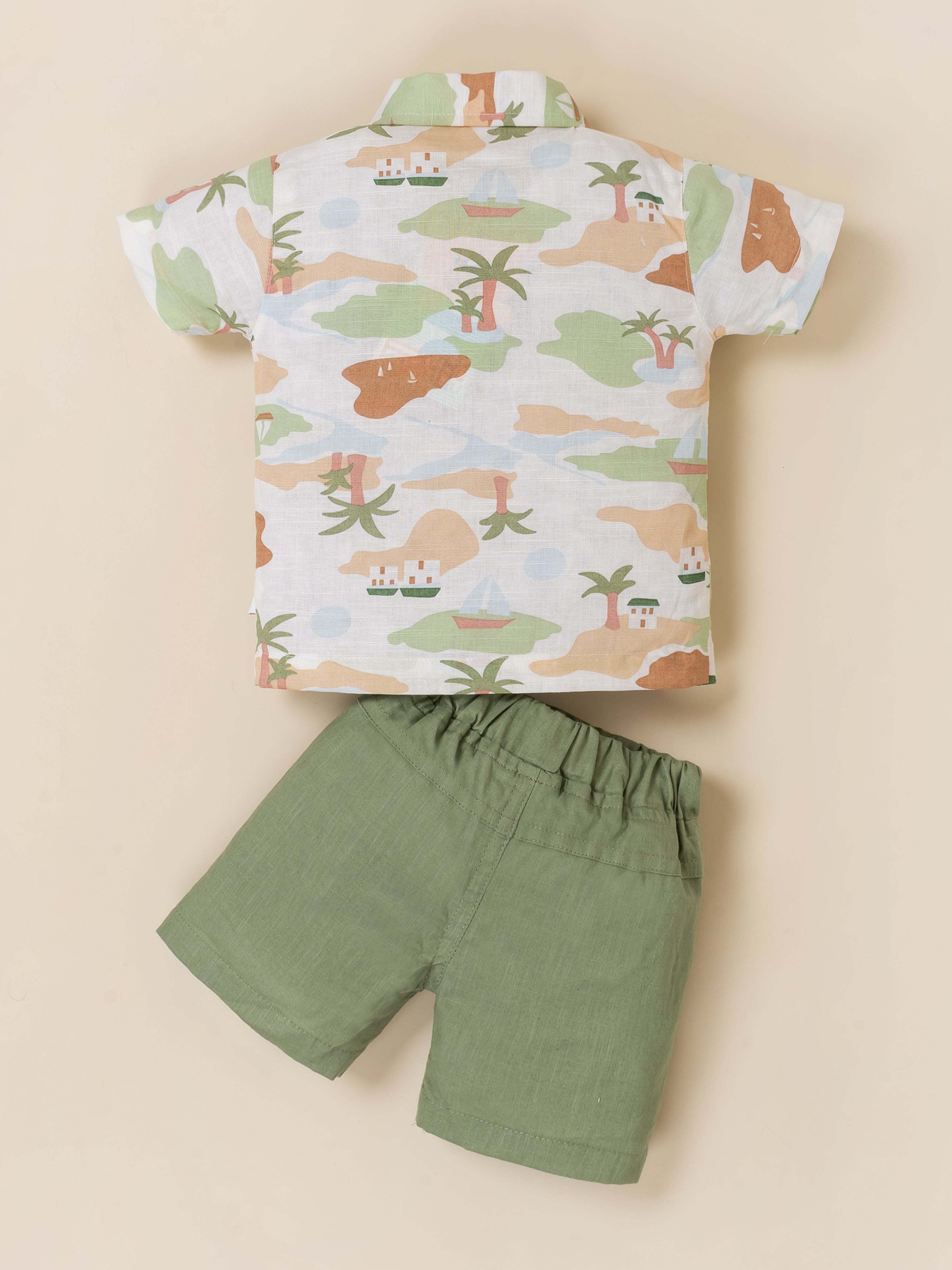 Baby Boy Nautical Explorer Short & Shirt Set