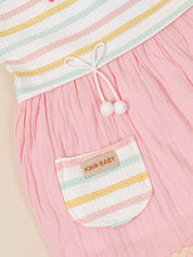 Baby Girls' Frock with Matching Panty Set