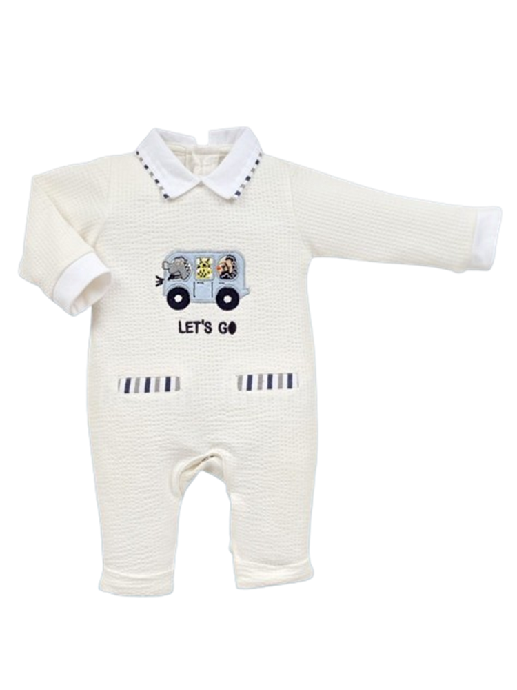 Pompidou Full Sleeves Rompers For Baby Boys