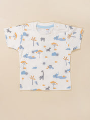 Dungaree For Baby Boys Casual Printed