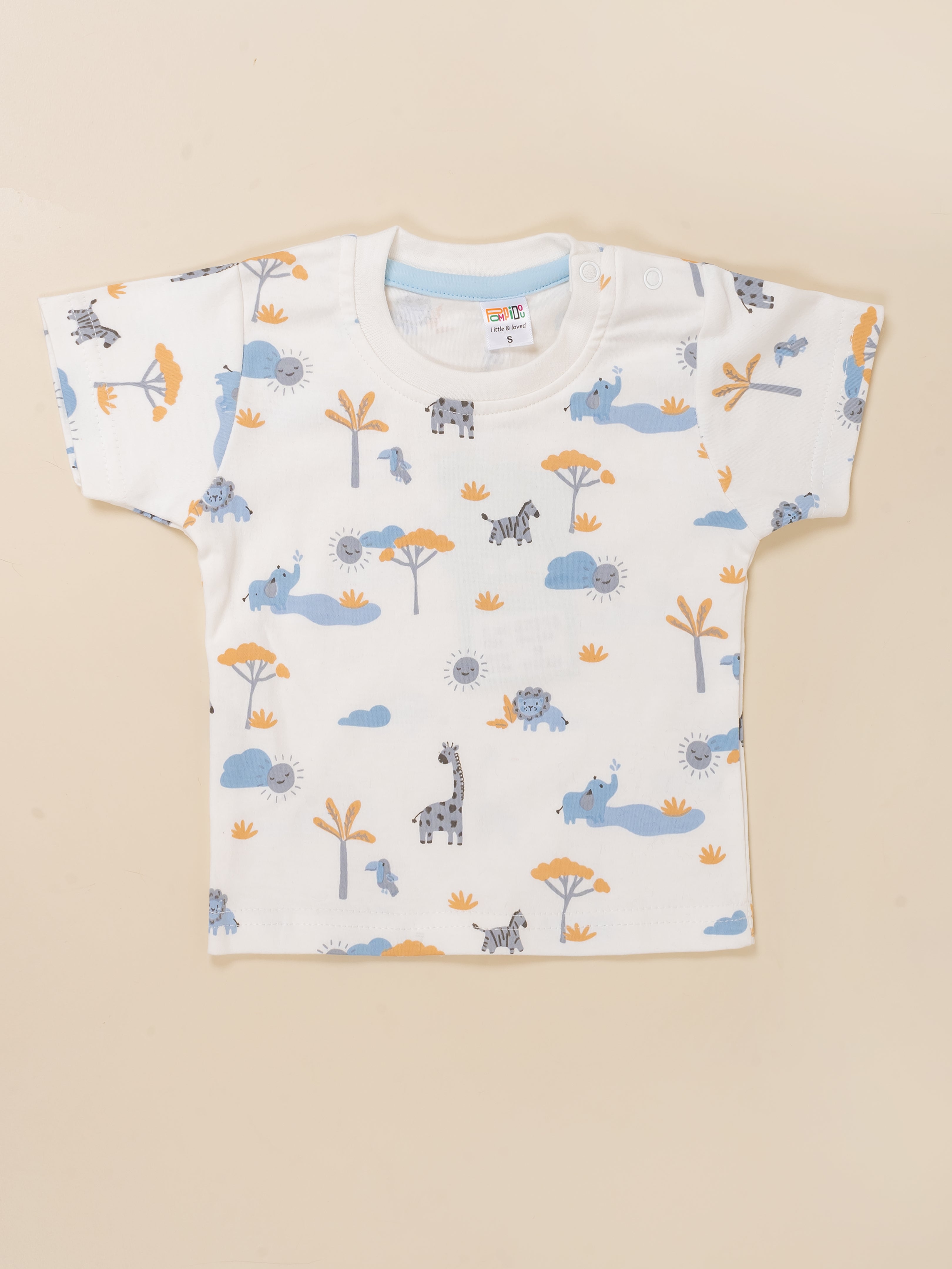 Dungaree For Baby Boys Casual Printed