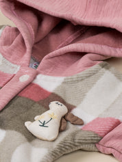 Girl Hooded Winter Jacket & Jogger Pant Set