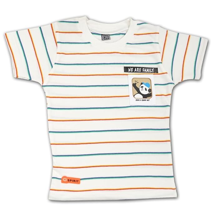 Junior Boss Boys Printed Cotton Clothing Set