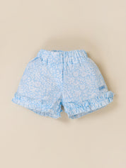 Baby Girls Floral Ruffle Top & Shorts Set