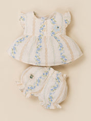 Baby Girls Top & Bloomers  Clothing Set