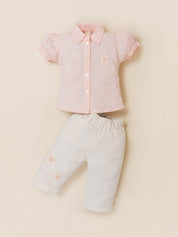 Girls Shirt Top & Capri Pants Set