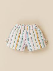 Baby Girls 2-Piece Ocean Shorts Set