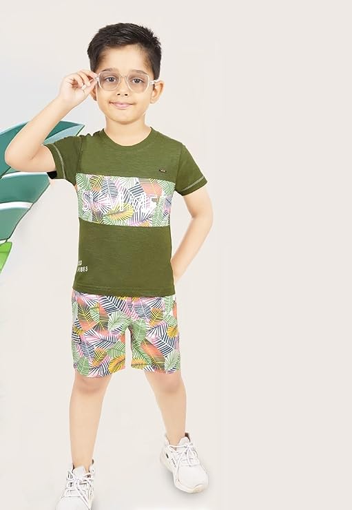 CHOO CHOO Boys  Printed T-shirt and shorts