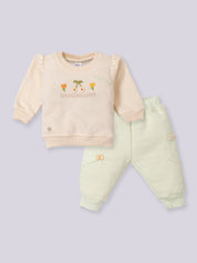 Baby Girls Swestshirt Fleece Winter Set