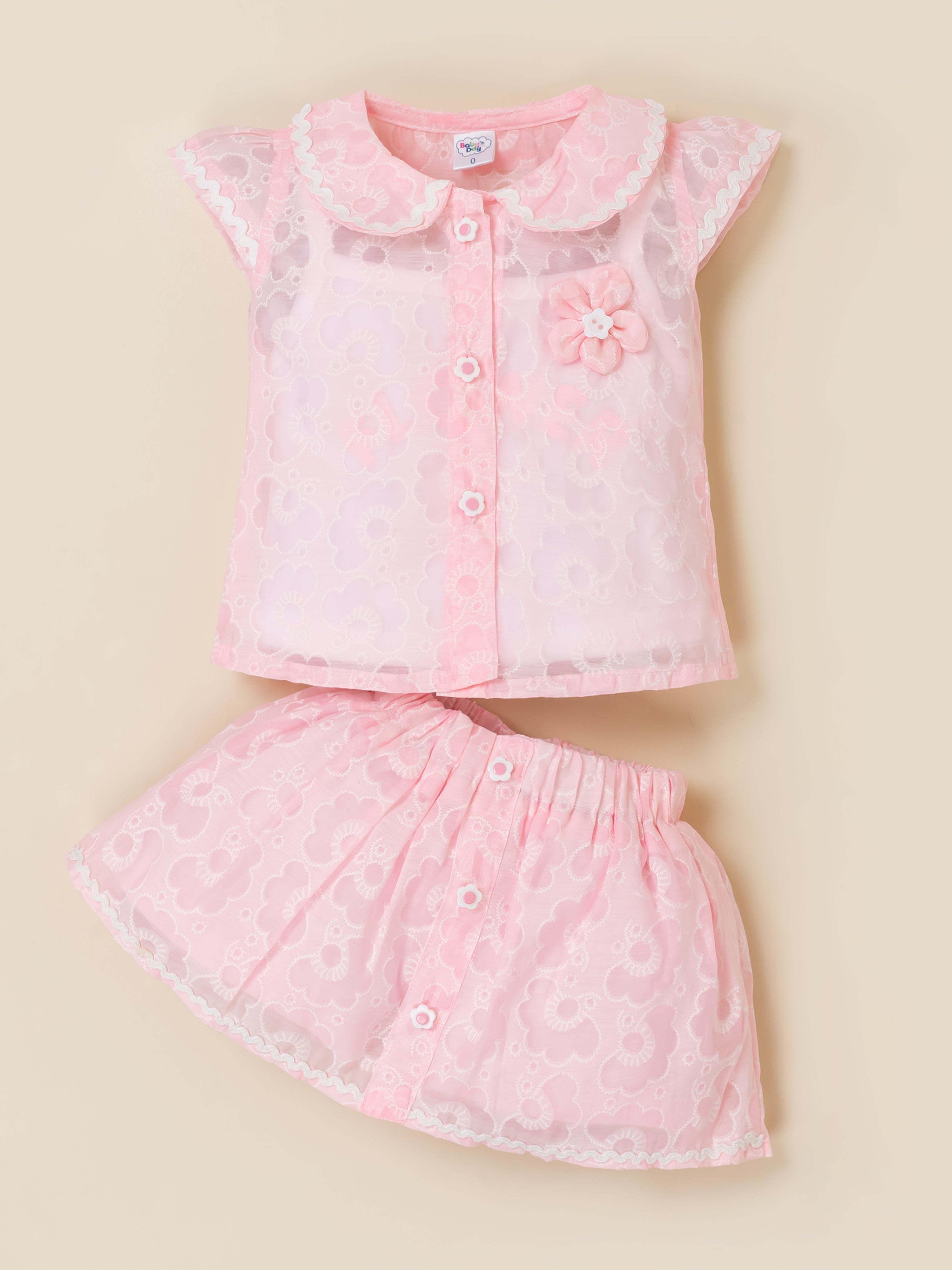 Baby Girls Top & Skirt Clothing Set