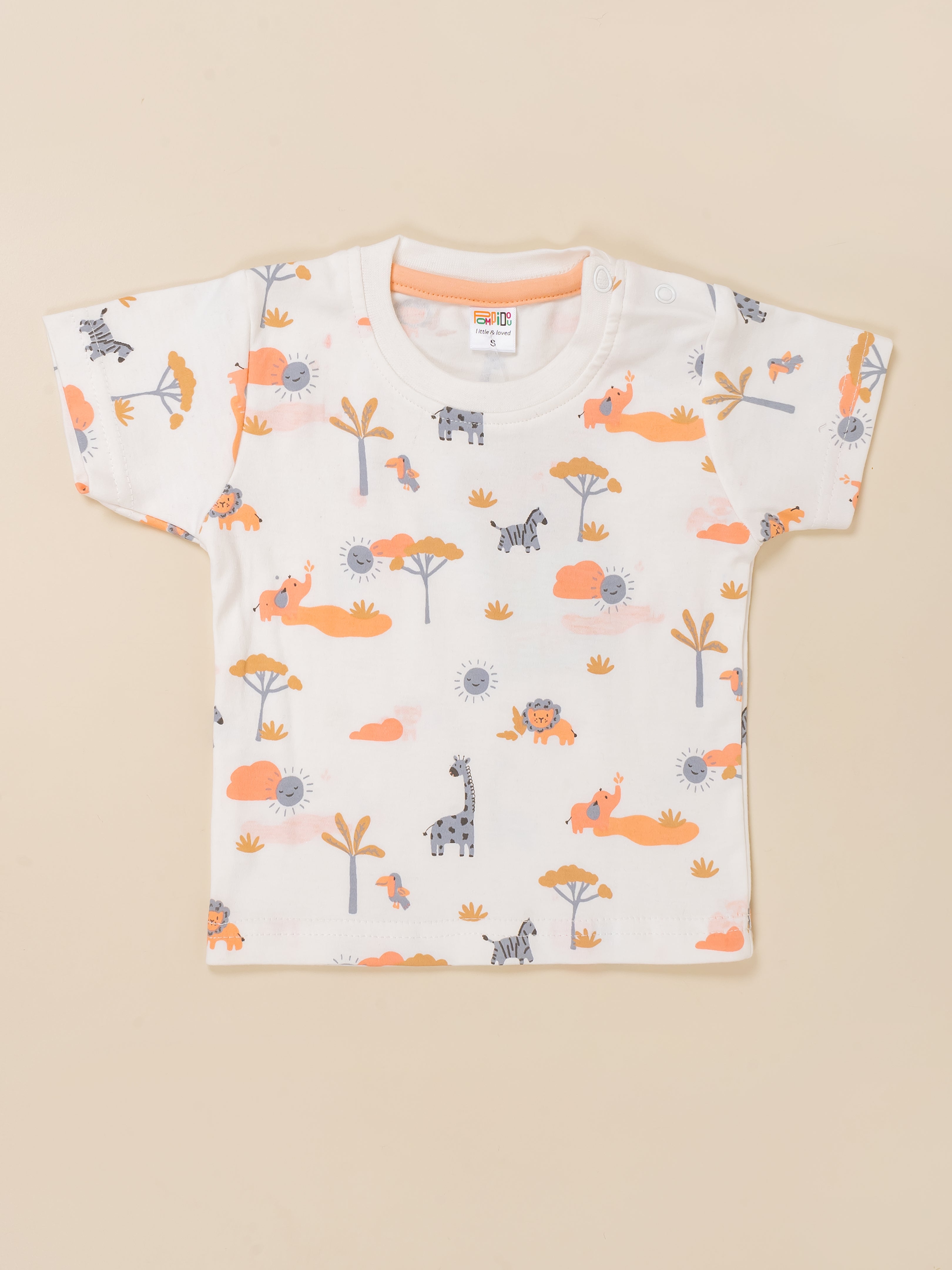 Dungaree For Baby Boys Casual Printed