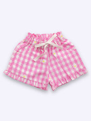 Pure Cotton Top with Printed Shorts