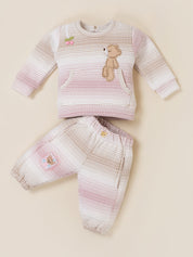 Baby Girls Fleece Winter Co-Ord Set
