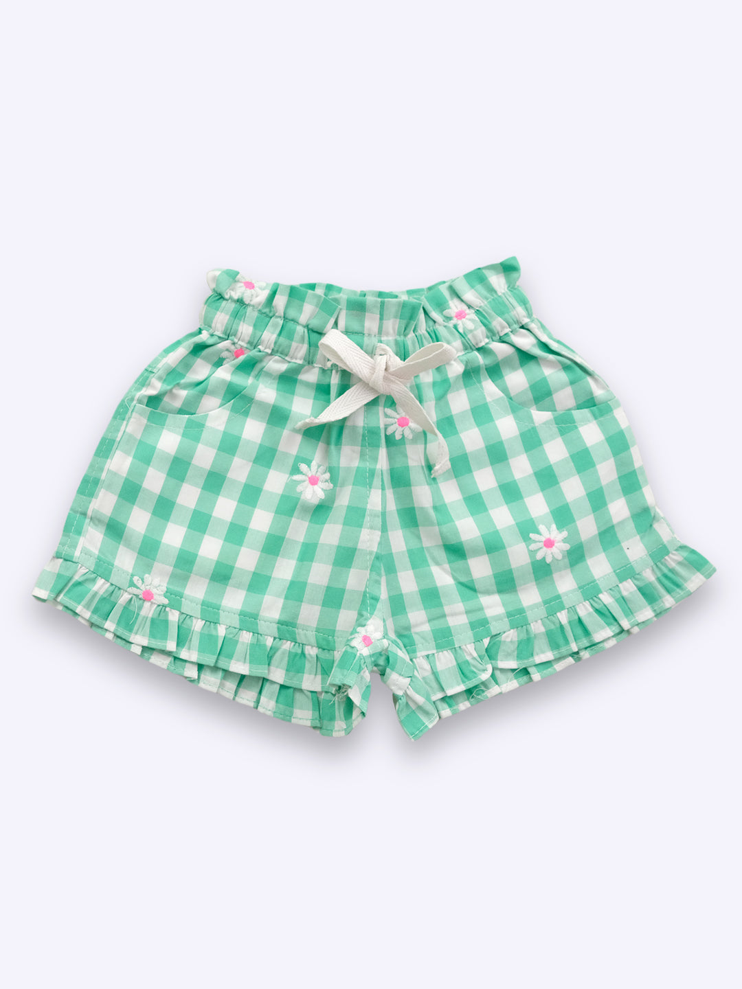 Pure Cotton Top with Printed Shorts