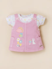 Baby Girls Cute Dungaree Dress