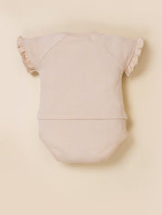 Infant Girl Cotton Top, Bodysuit and Pant Set