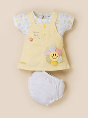 Baby Girl Dungaree Set