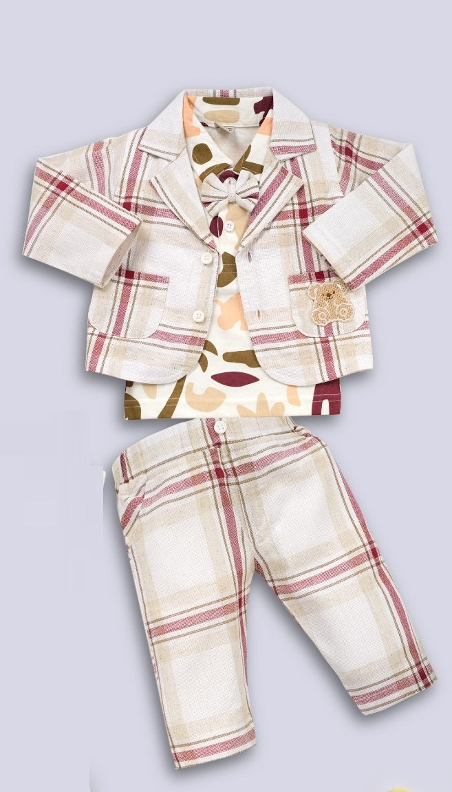 3 Piece Jacket Set for Baby Boys