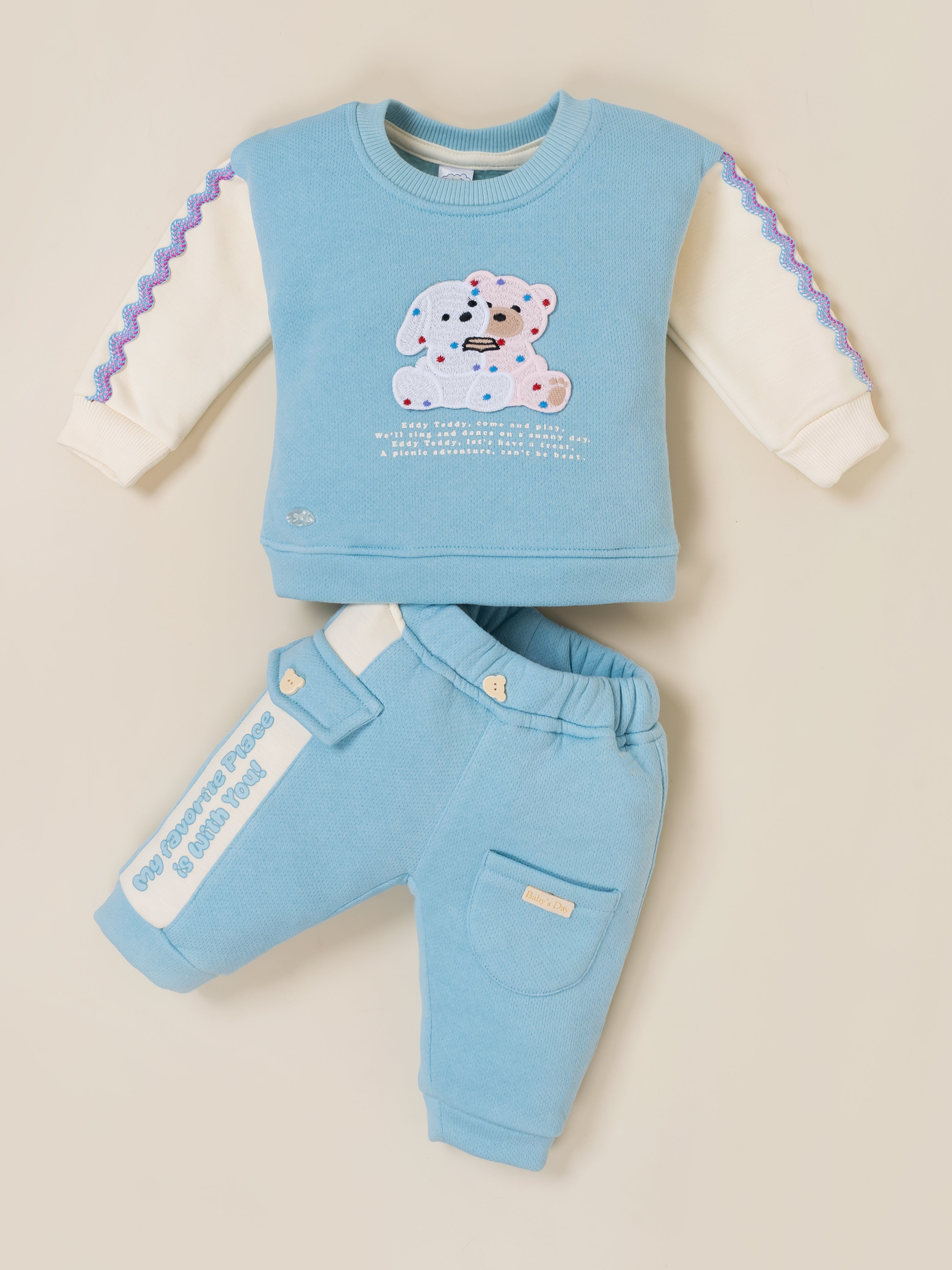 Baby Girls Sweatshirt with Jogger Pants