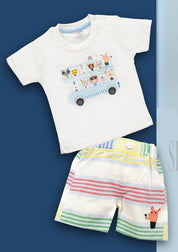 Baby Boys Casual Shirt with Shorts