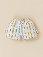 Baby Girls 2-Piece Ocean Shorts Set