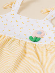 Baby Girl Sleeveless Cotton Frock Dress