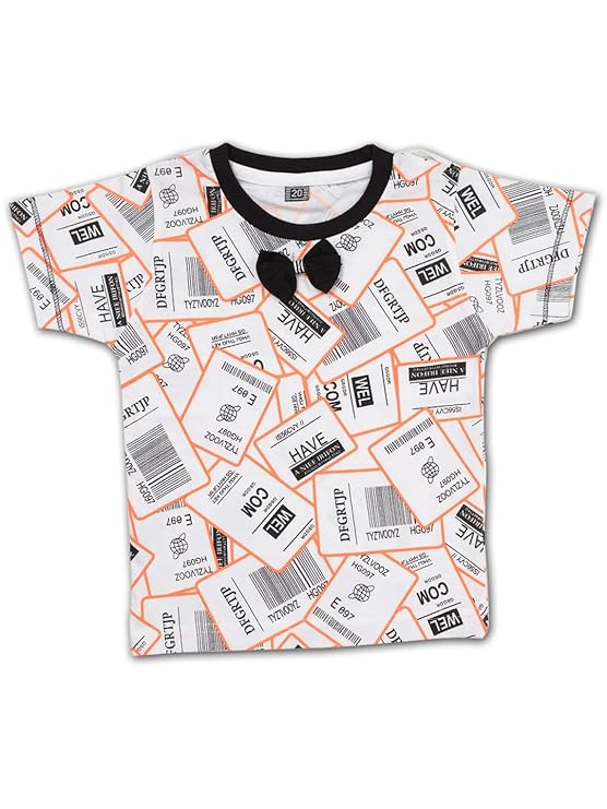 Junior Boss Kids Boys Cotton Round Neck Clothing Set