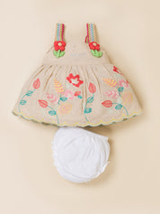 Baby Girl Sleeveless Cotton Frock Dress