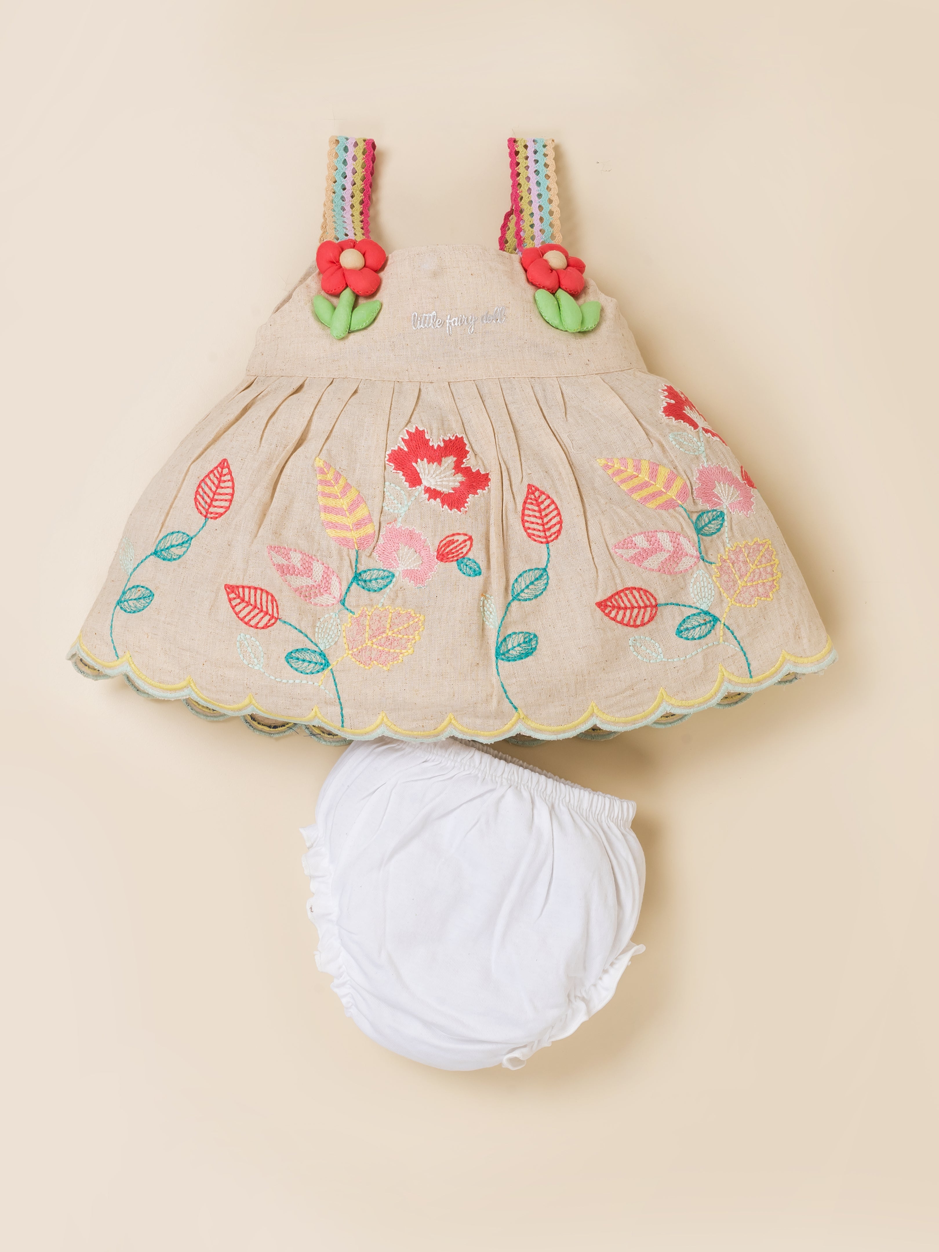 Baby Girl Sleeveless Cotton Frock Dress