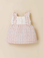Baby Girls' Embroidered Frock & Panty Set