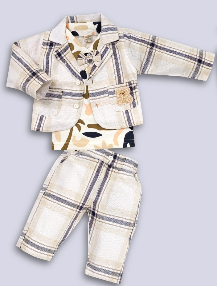 3 Piece Jacket Set for Baby Boys