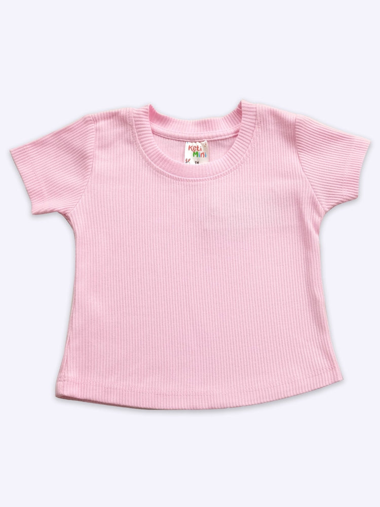 KETI MINI  Baby Girls/Cotton Dungaree and Top Set