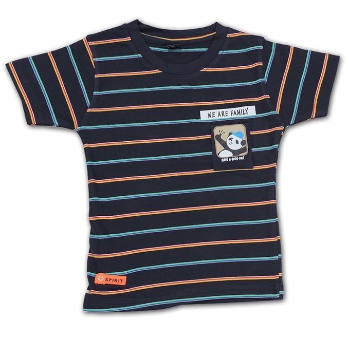 Junior Boss Boys Printed Cotton Clothing Set