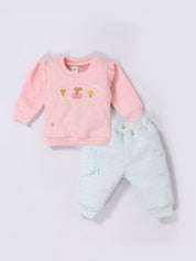 Baby Girls Swestshirt Fleece Winter Set