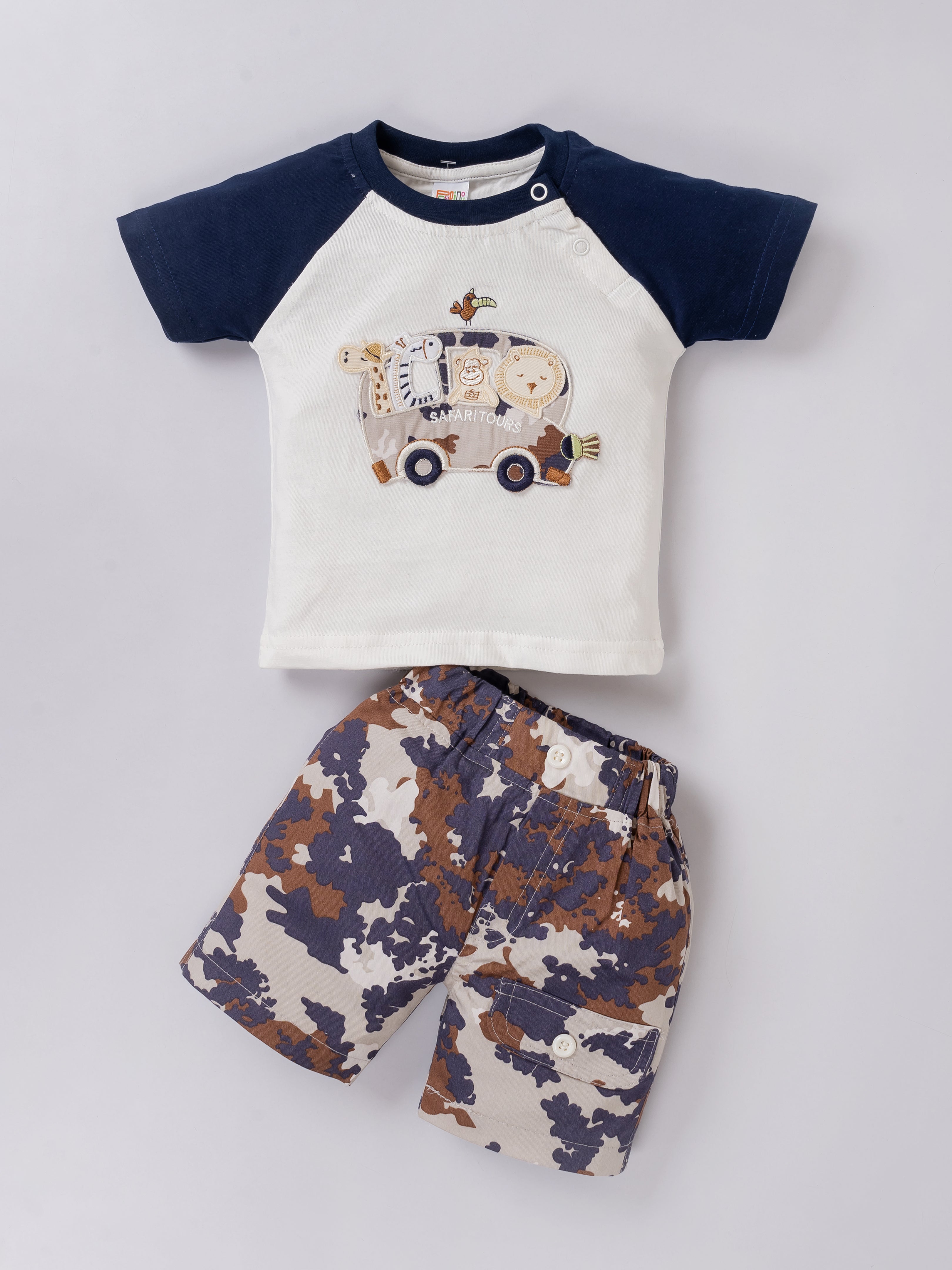 Baby Boys Casual Shirt with Shorts