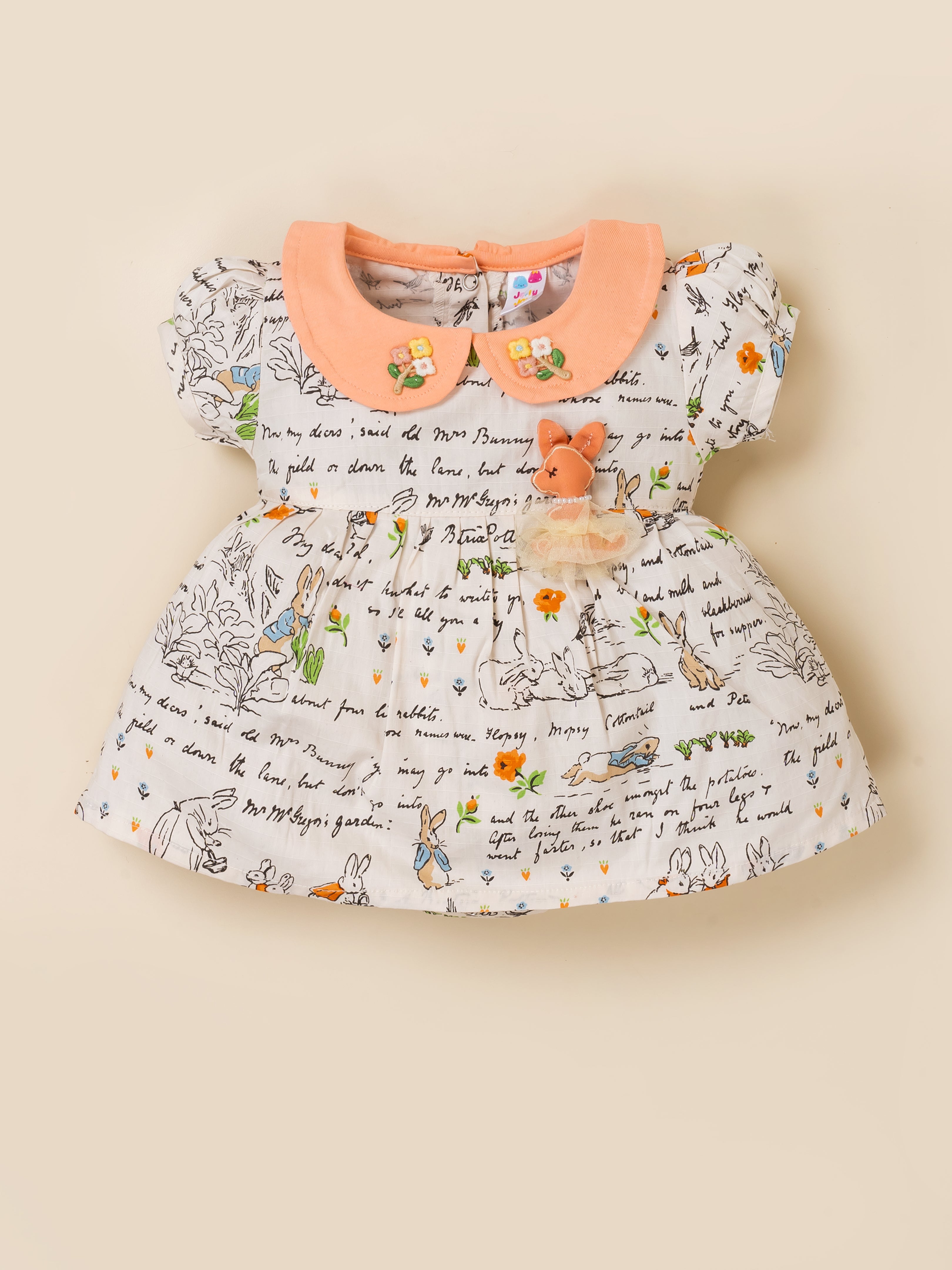 Baby Girl Printed Cotton Frock Dress