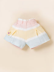 Infant Girls Cotton T-Shirt & Shorts Set