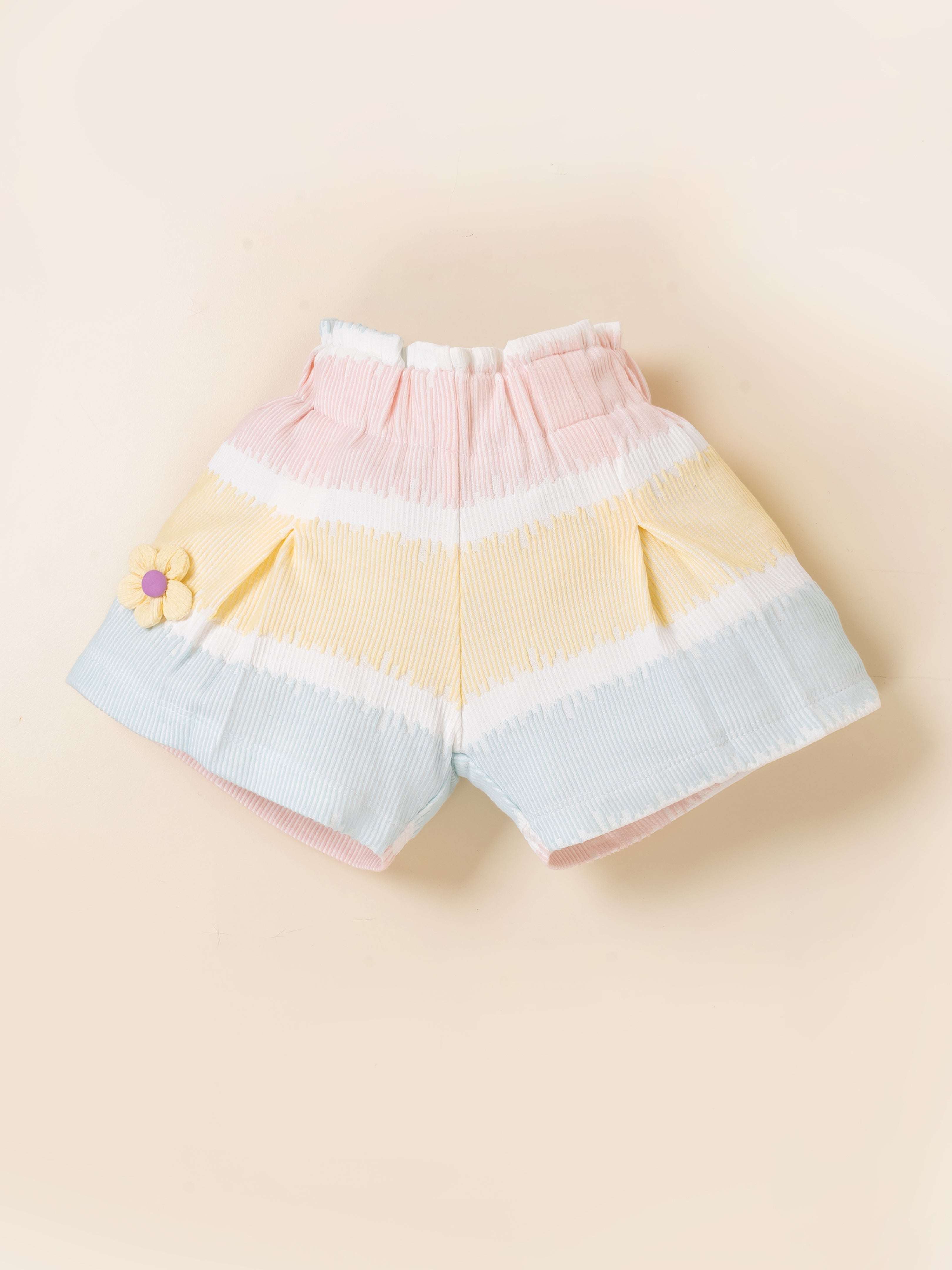 Infant Girls Cotton T-Shirt & Shorts Set
