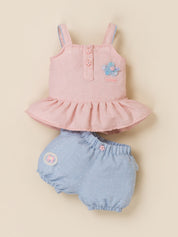 Baby Girls T-Shirt & Shorts Clothing Set