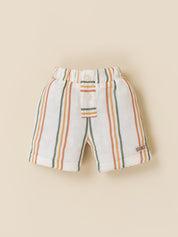 Baby Boys Striped Resort Shirt & Shorts Set