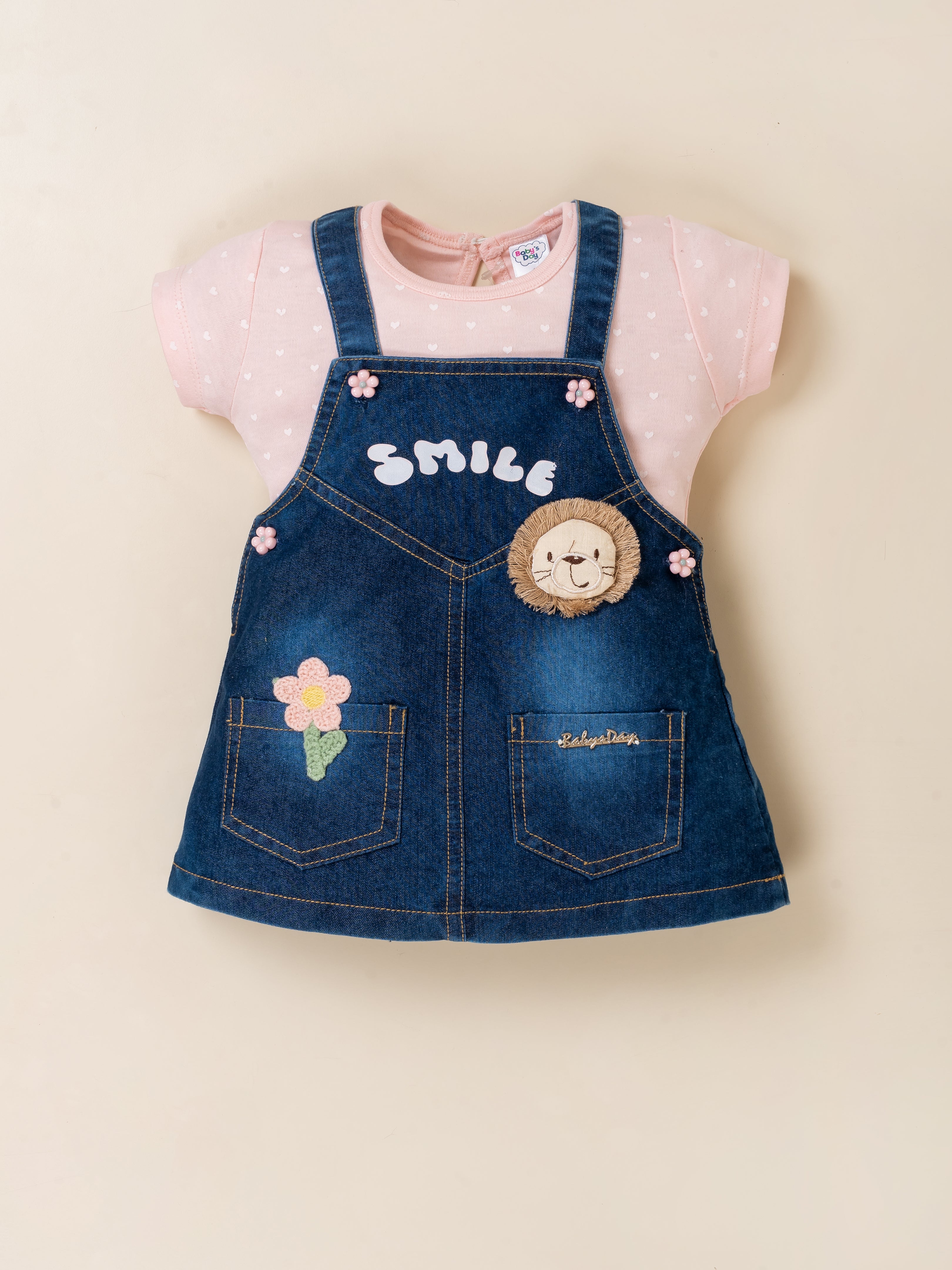 Baby Girl Denim Dungaree Dress