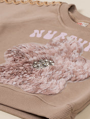 Girls Sweatshirt & Jeans Set