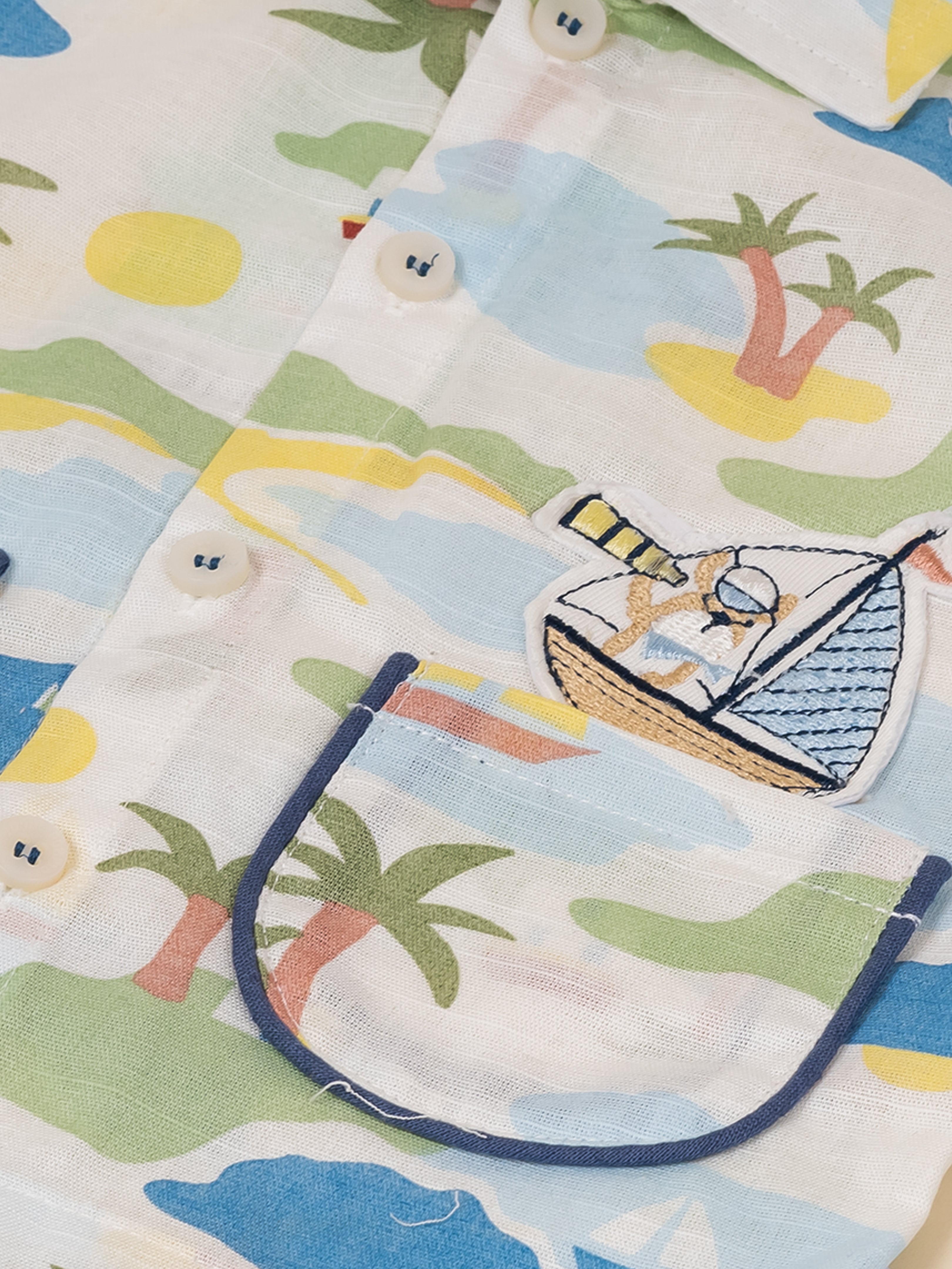 Baby Boy Nautical Explorer Short & Shirt Set