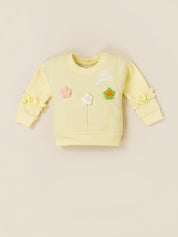Girls Sweatshirt and Wide Leg Pant Set