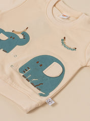 Baby Boy Printed Sweatshirt and Jogger Set
