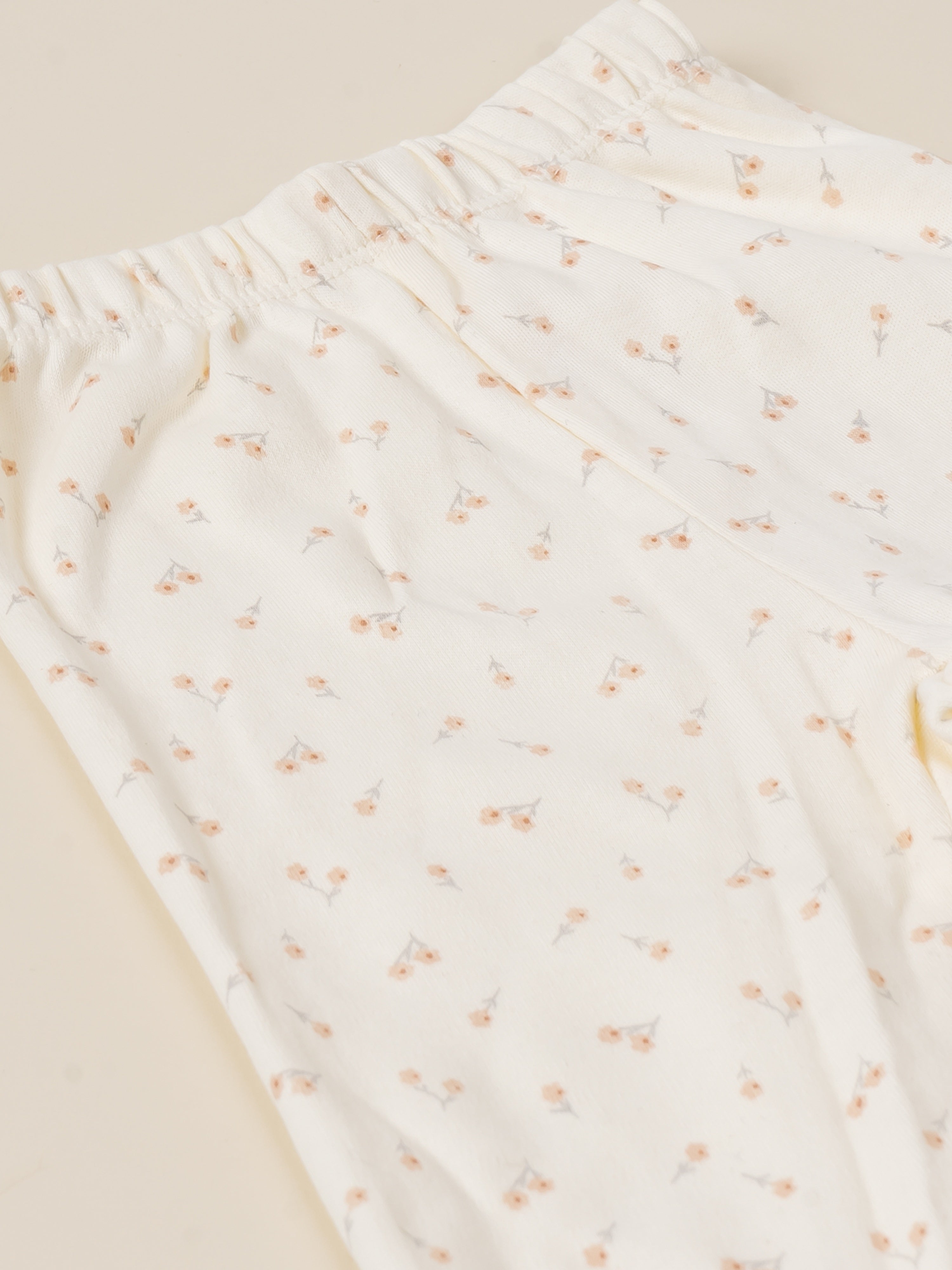 Dungaree with Printed Top & Pants Set