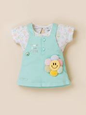 Baby Girl Dungaree Set