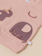 Baby Boy Printed Sweatshirt and Jogger Set