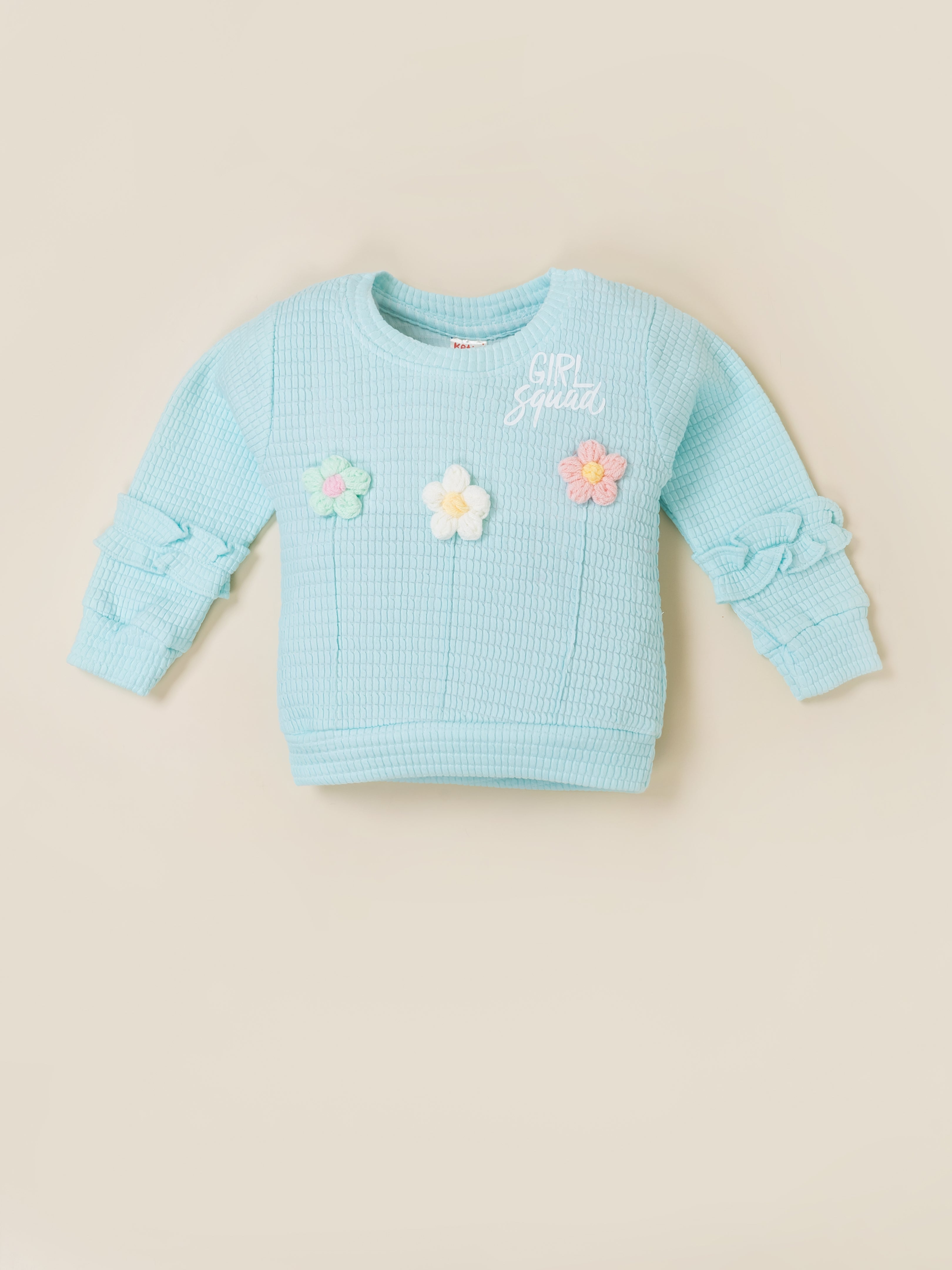 Girls Sweatshirt and Wide Leg Pant Set